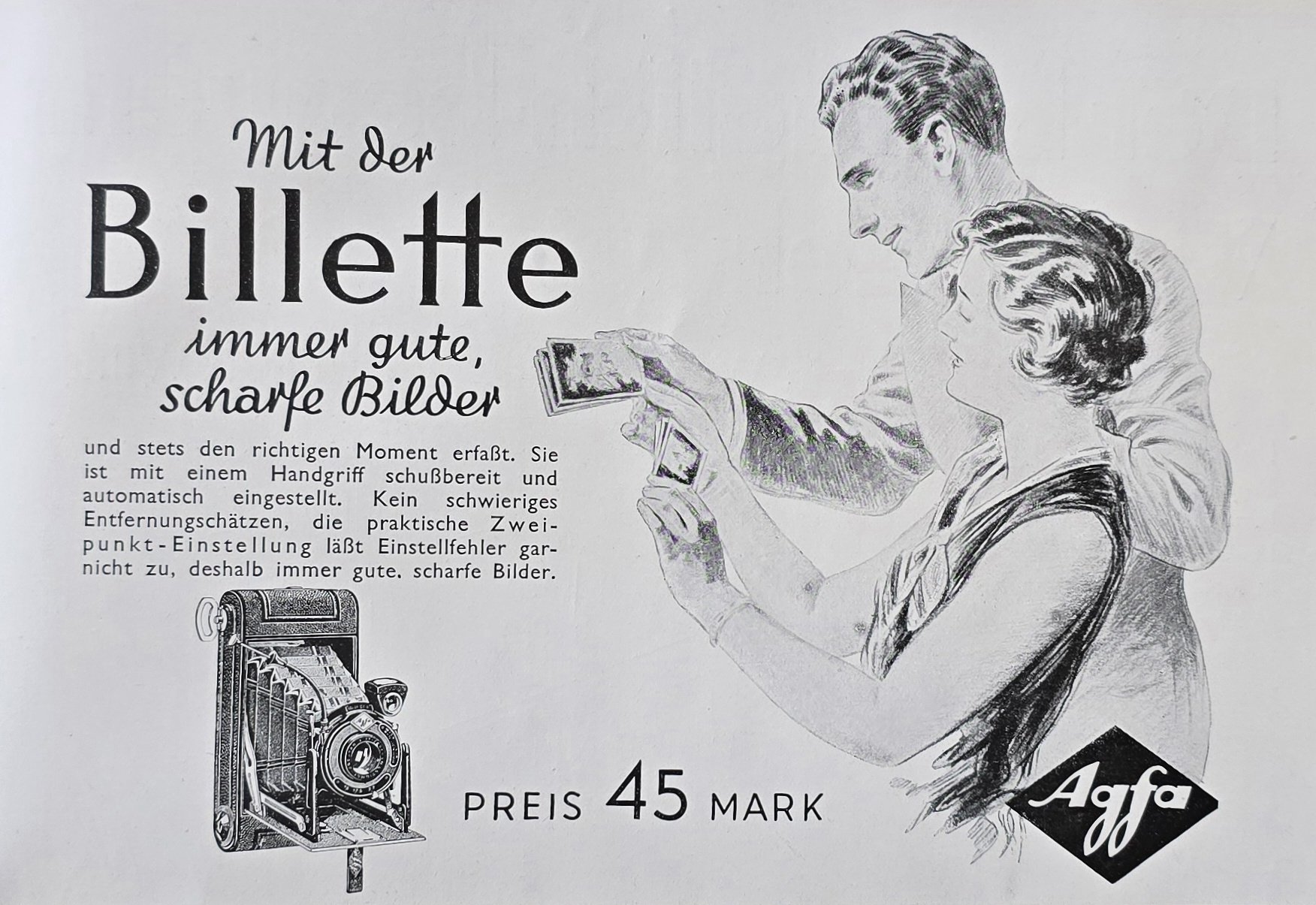 Anúncio antigo de Agfa, 1930