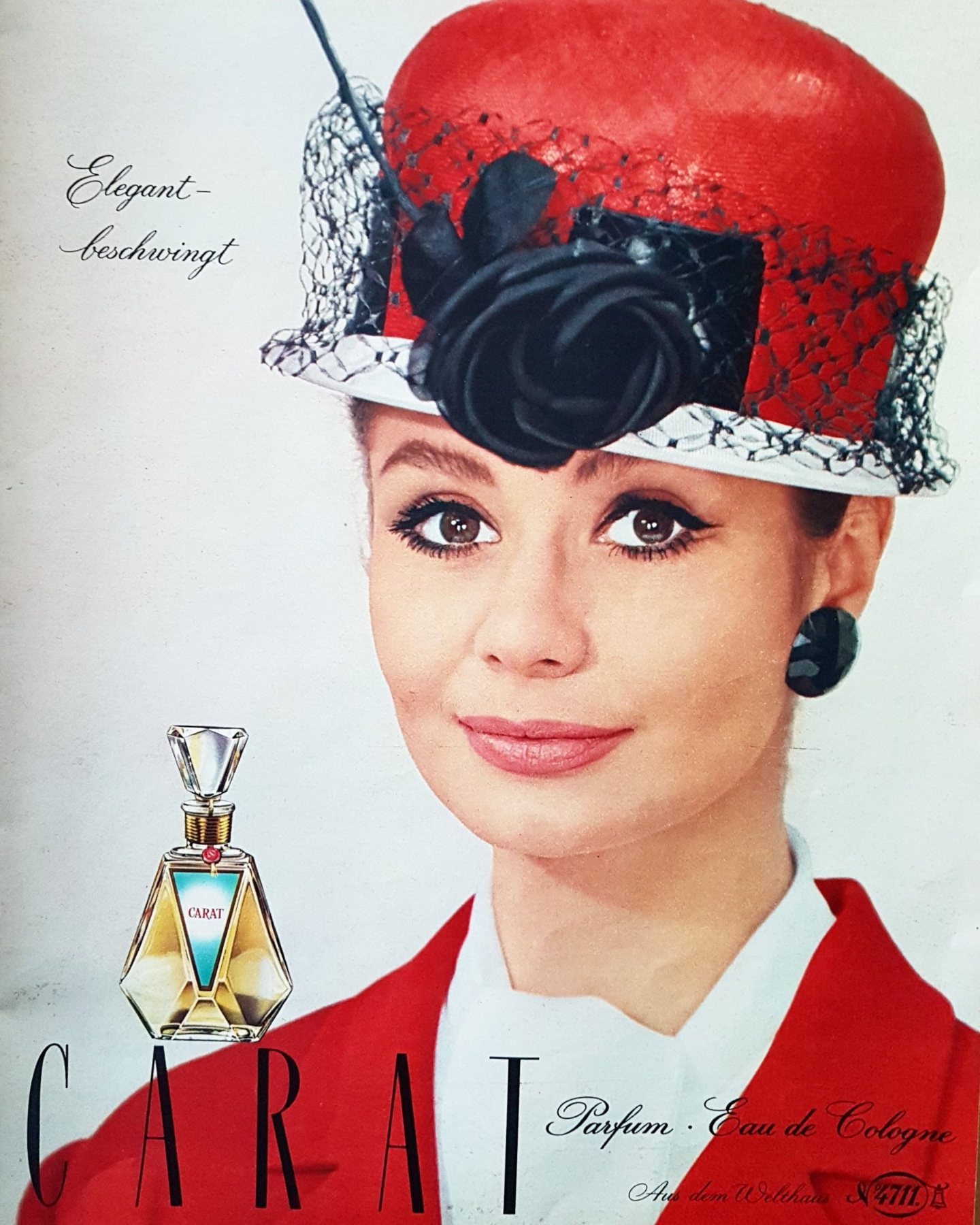 Anúncio antigo de Água de Colônia, 1963