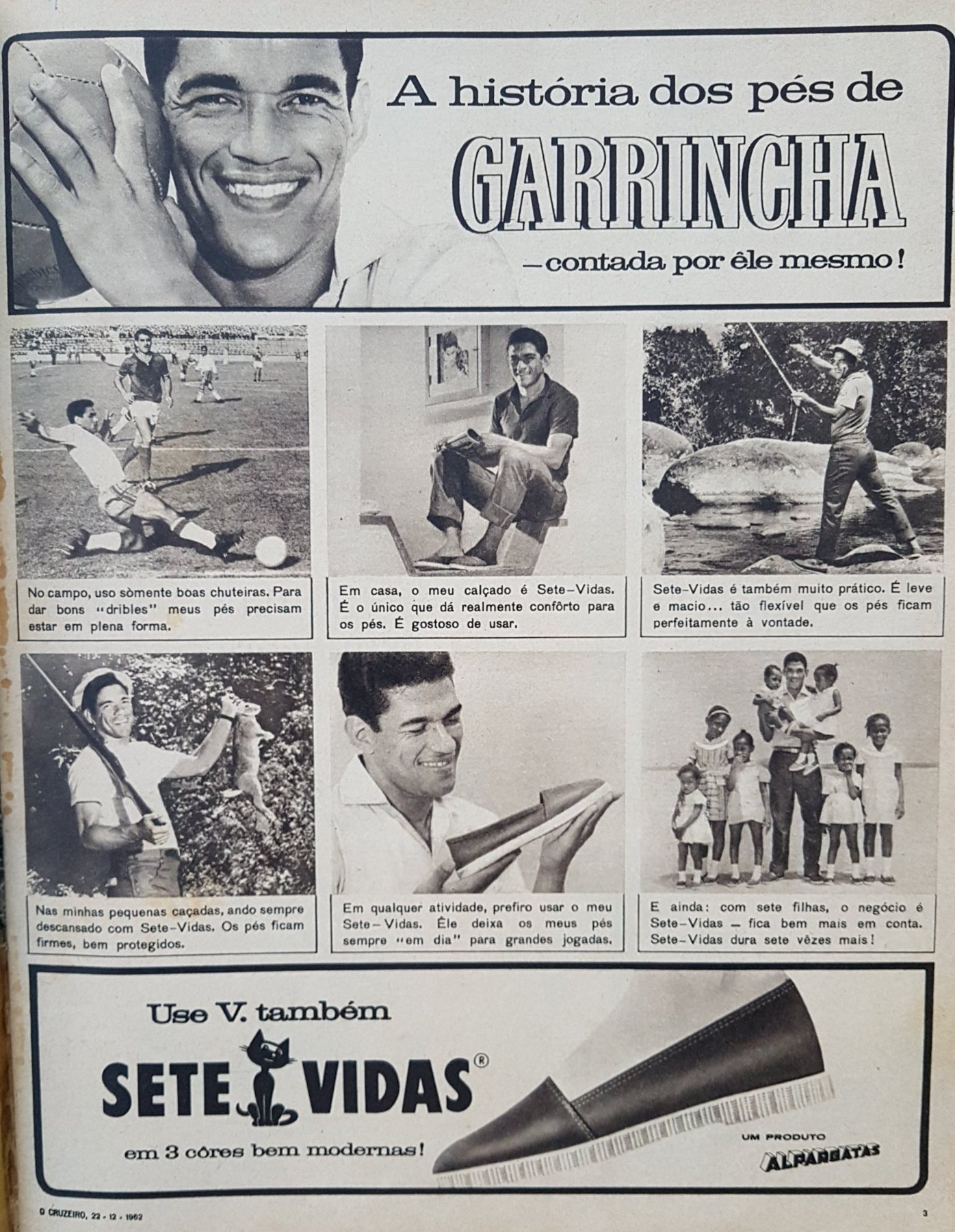 Anúncio antigo de Alpargatas, 1962