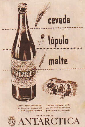 Anúncio antigo de Antarctica, 1949