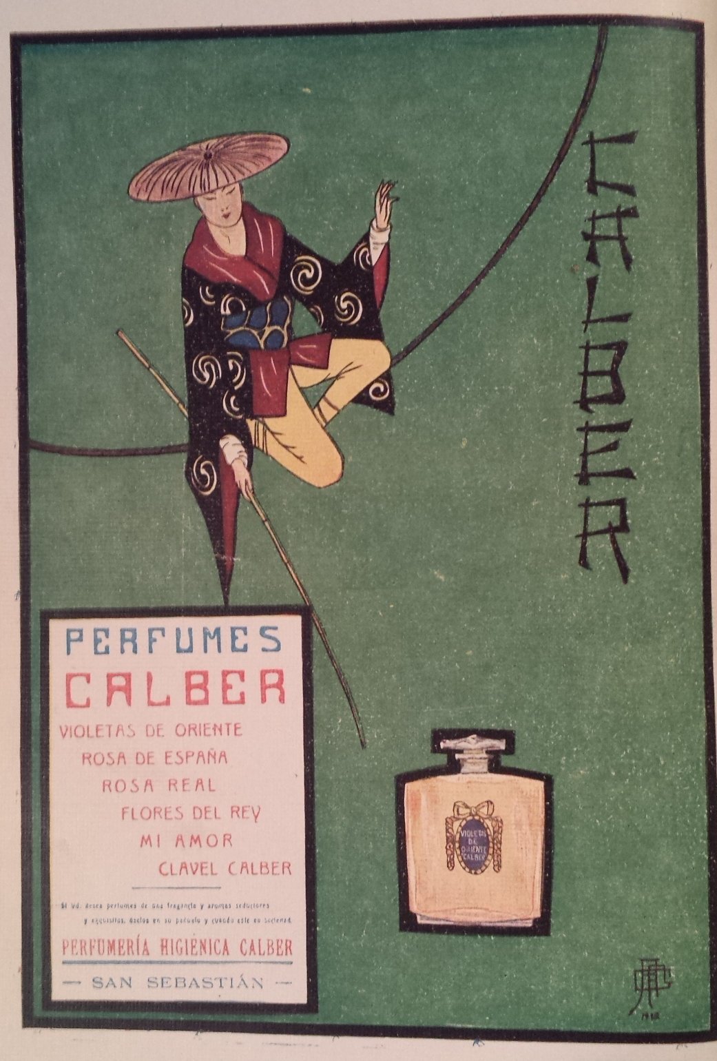 Anúncio antigo de Calber, 1922