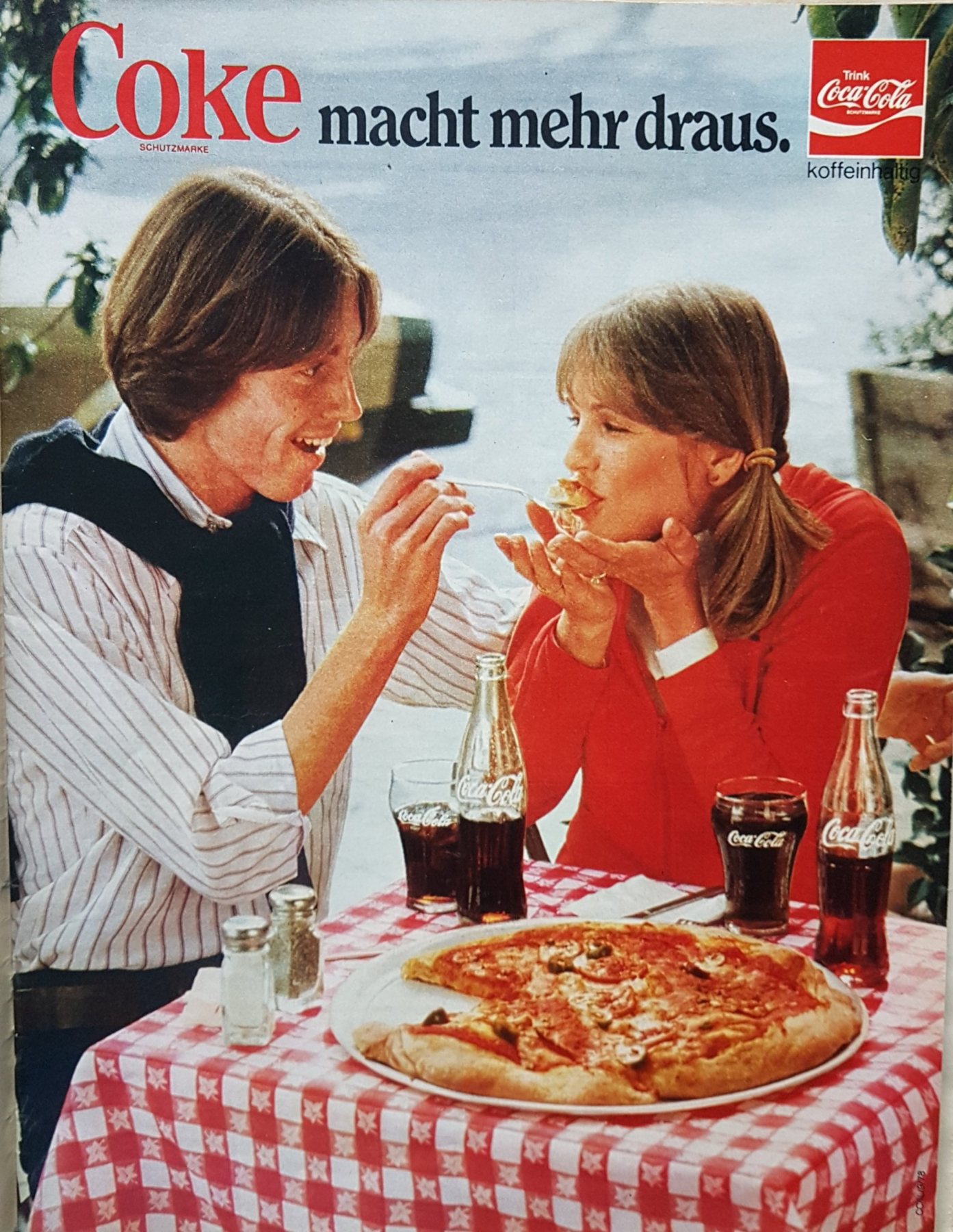 Anúncio antigo de Coca-Cola, 1978
