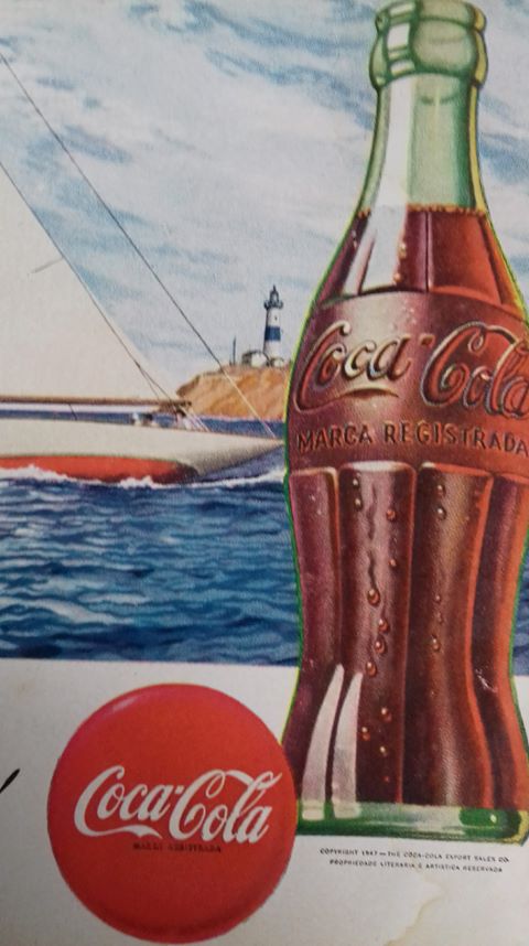 Anúncio antigo de Coca-Cola, 1947