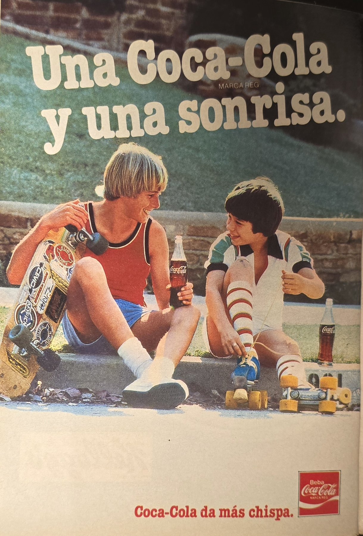 Anúncio antigo de Coca-Cola, 1981