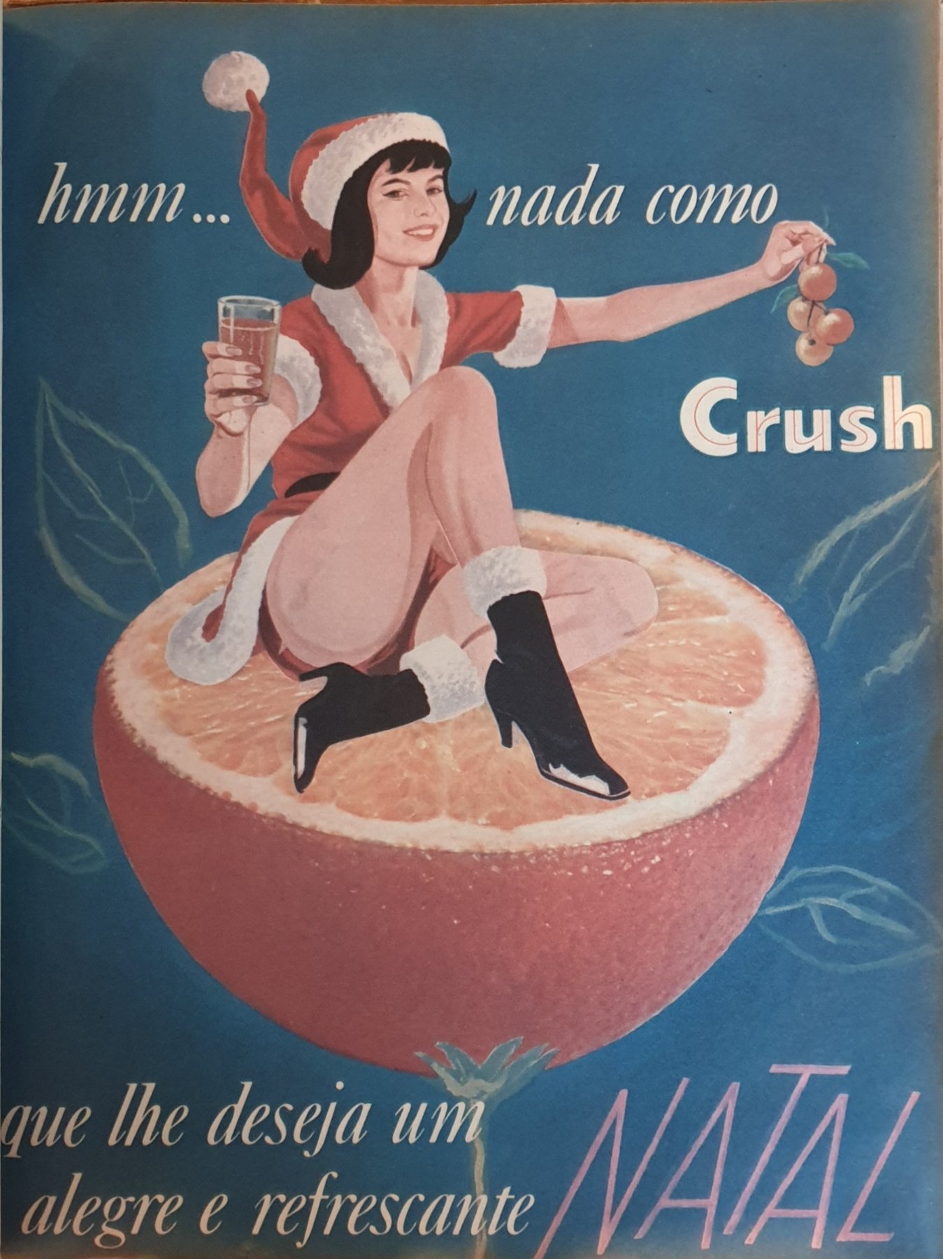 Anúncio antigo de Crush, 1962
