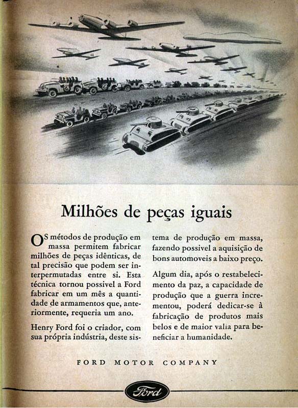 Anúncio antigo de Ford, 1944