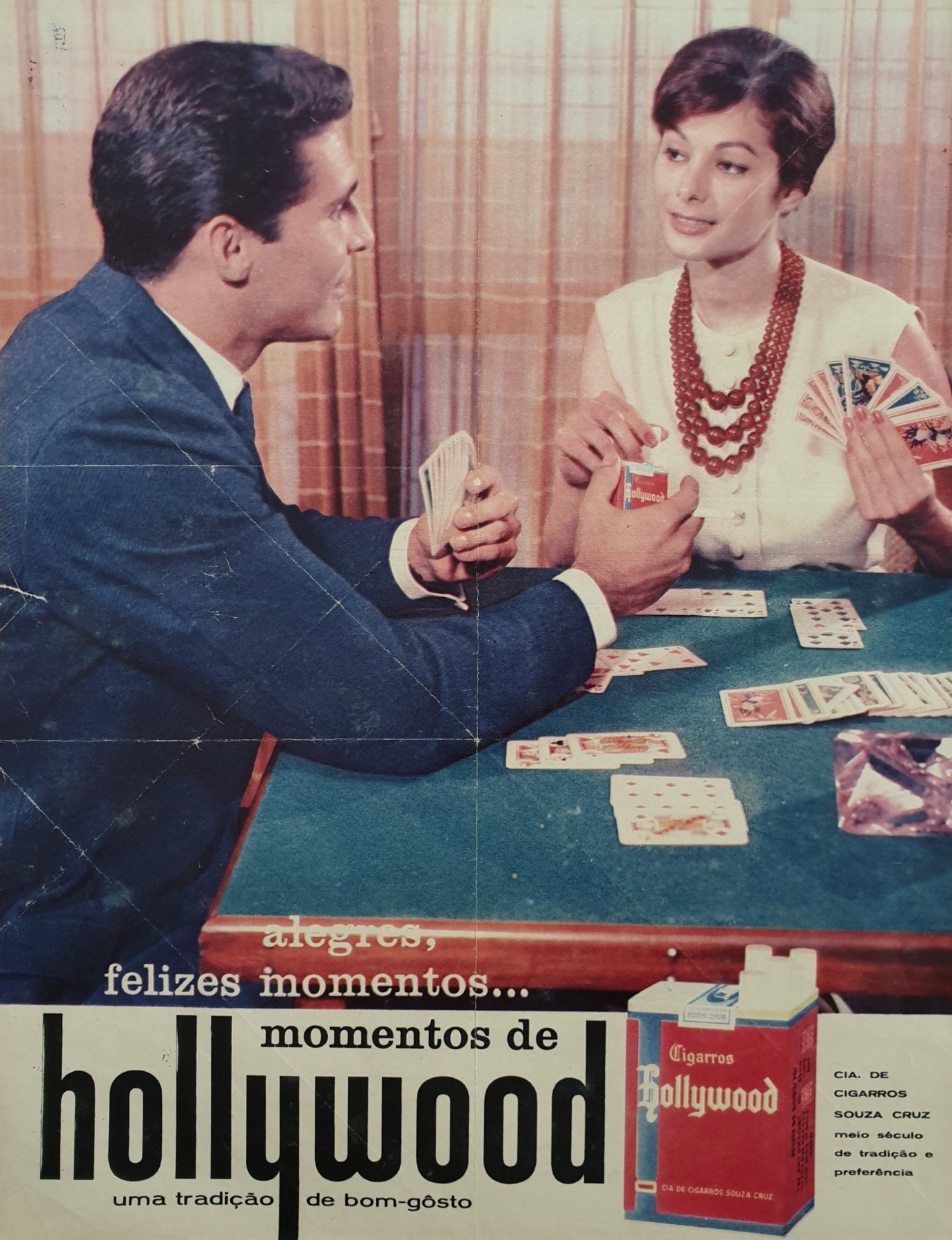 Alte Anzeige von Hollywood, 1962