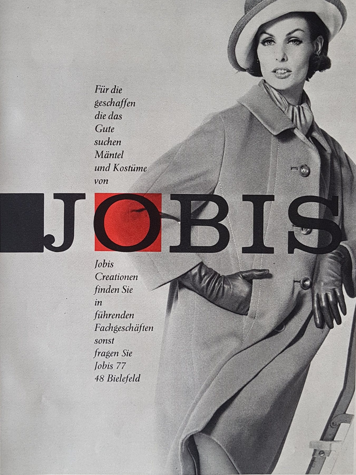 Anúncio antigo de JOBIS, 1963