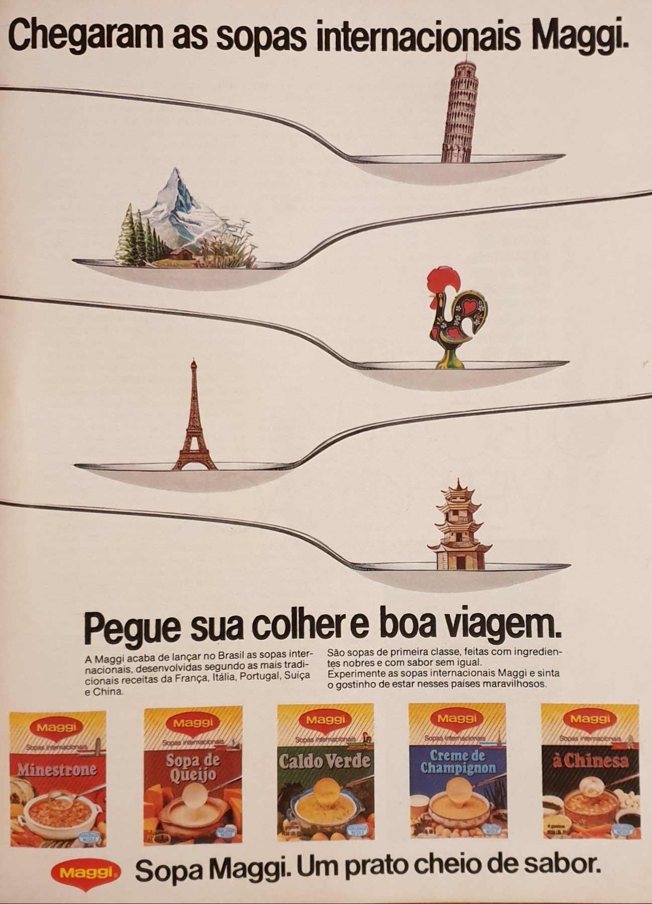 Anúncio antigo de Maggi, 1989