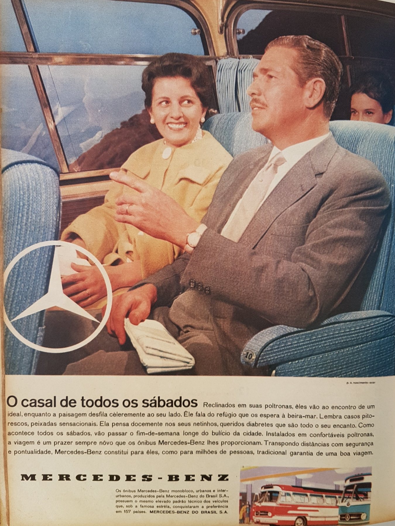Alte Anzeige von Mercedes-Benz, 1962