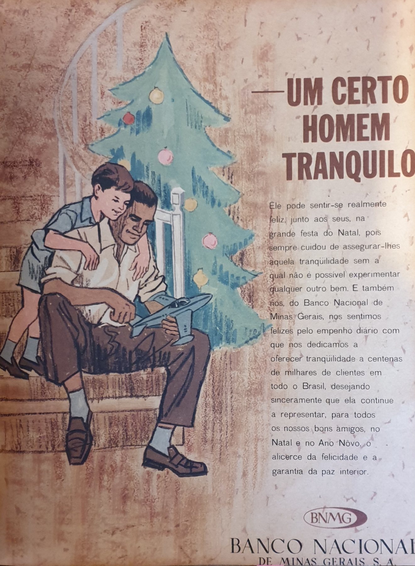 Alte Anzeige von Banco Nacional, 1962