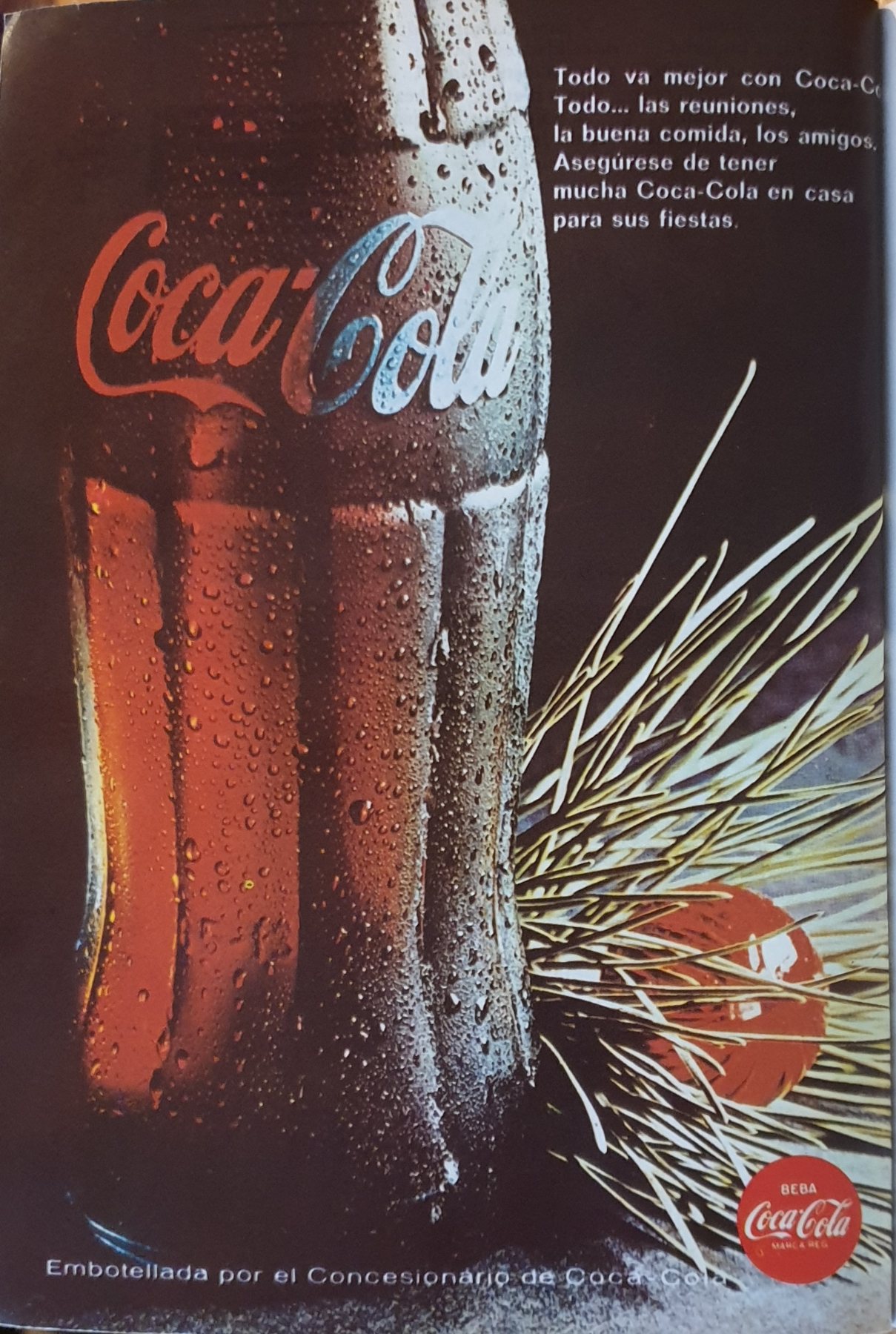 Anúncio antigo de Coca-Cola, 1968