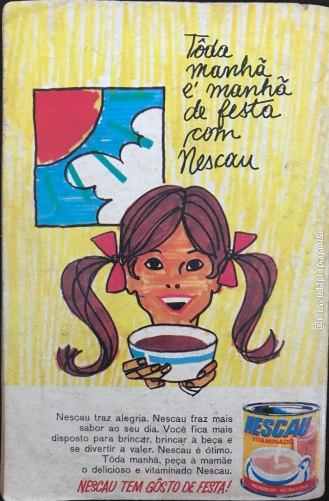 Anúncio antigo de Nescau, 1970