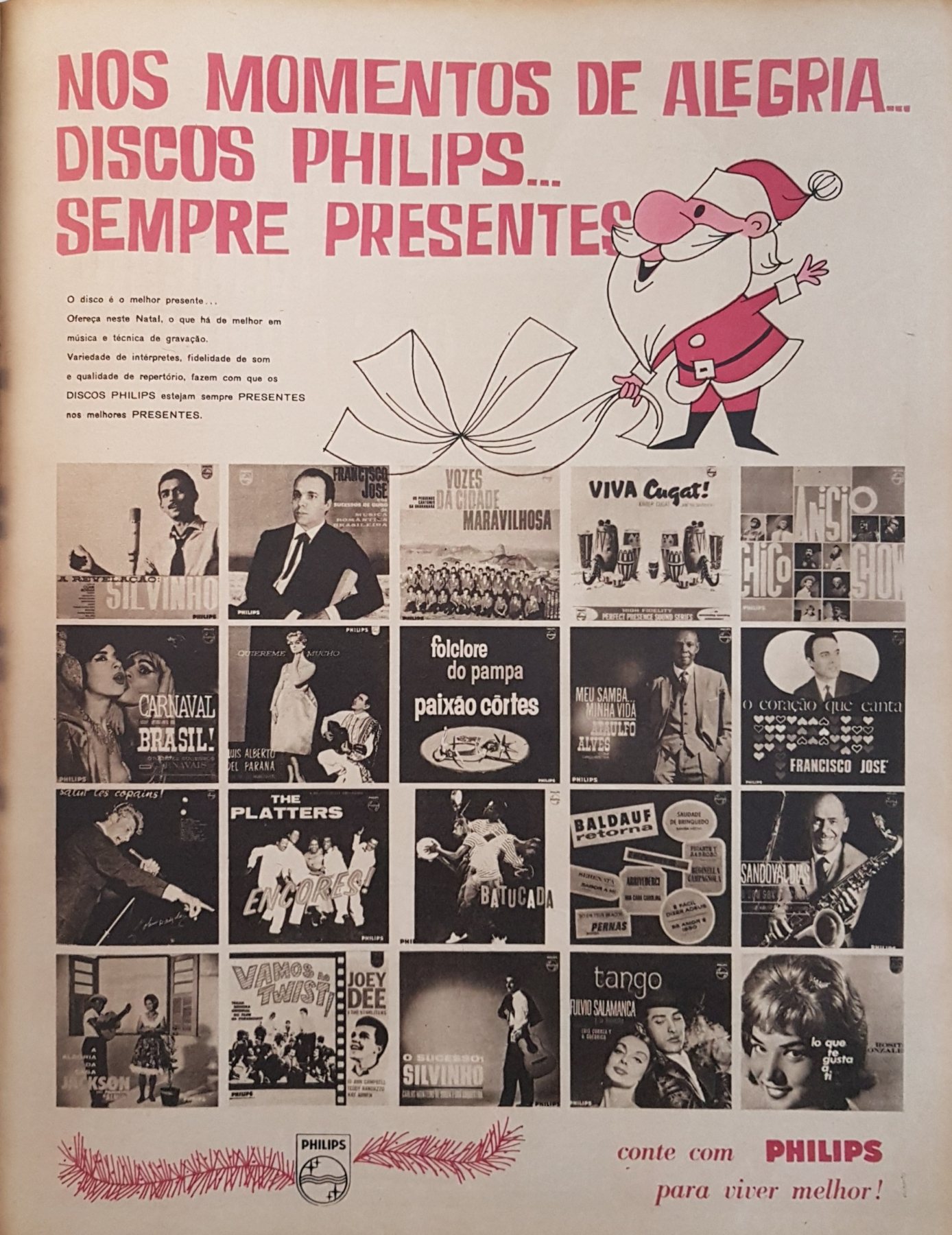 Anúncio antigo de Philips, 1962