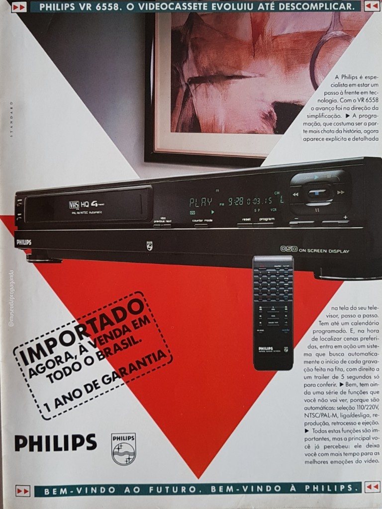Alte Anzeige von Philips, 1990