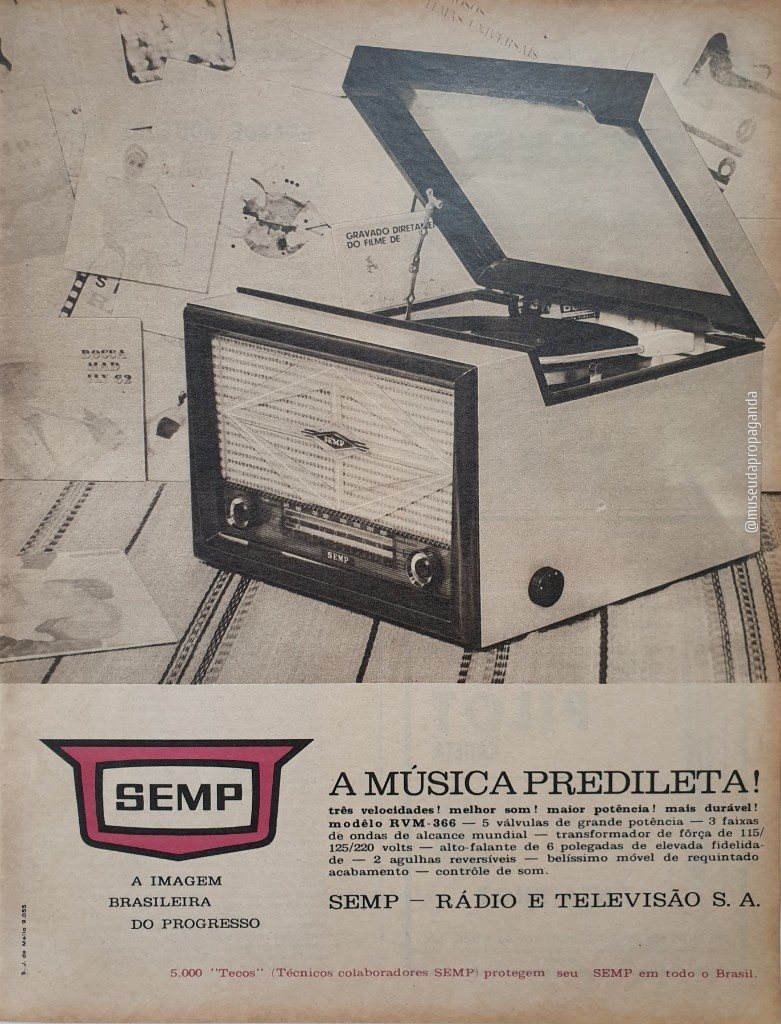 Anúncio antigo de SEMP, 1962