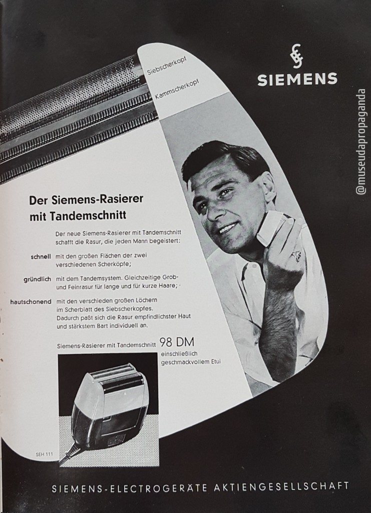 Anúncio antigo de Siemens, 1958