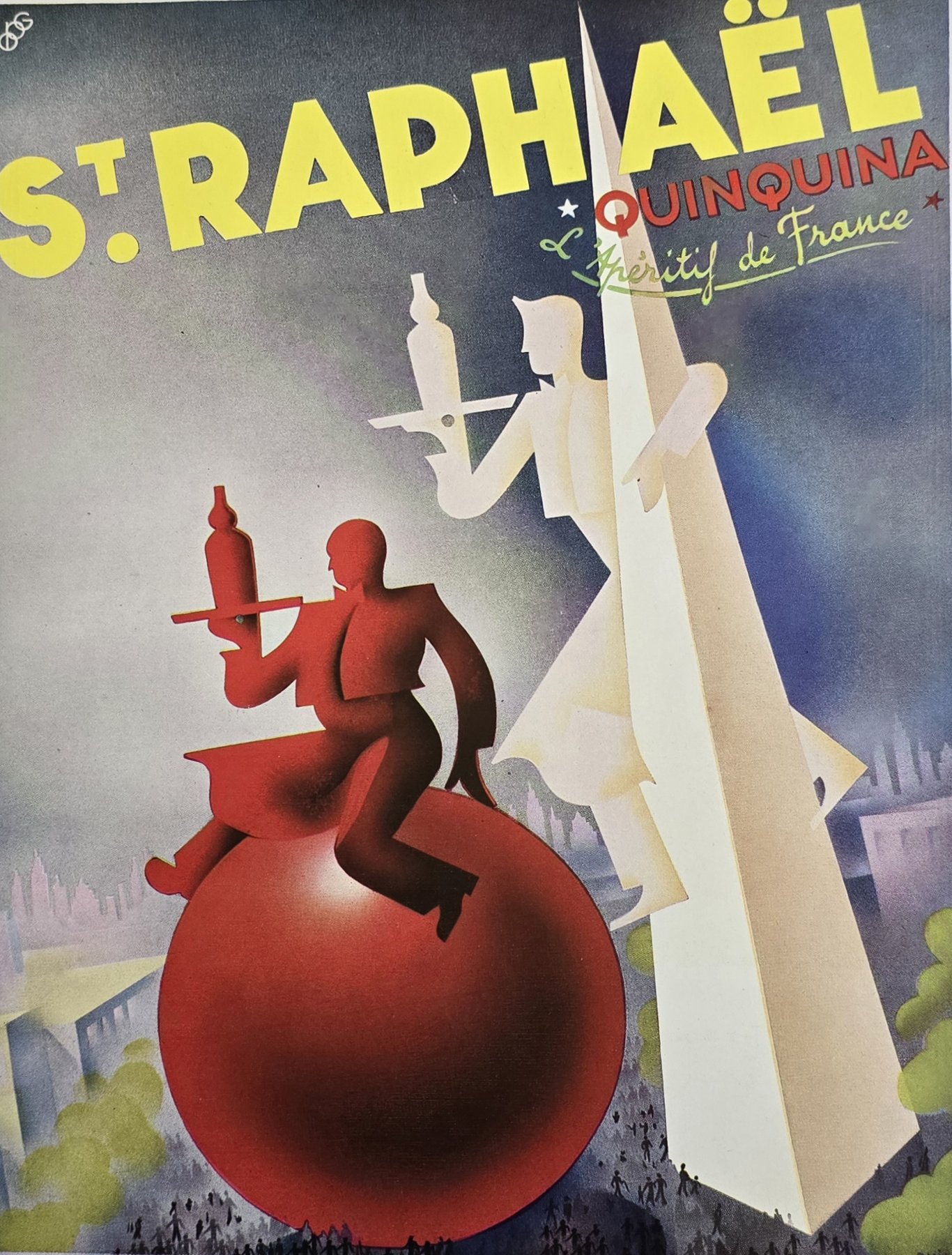 Anúncio antigo de St Raphaël, 1939