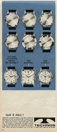 Vintage ad for Technos, 1964